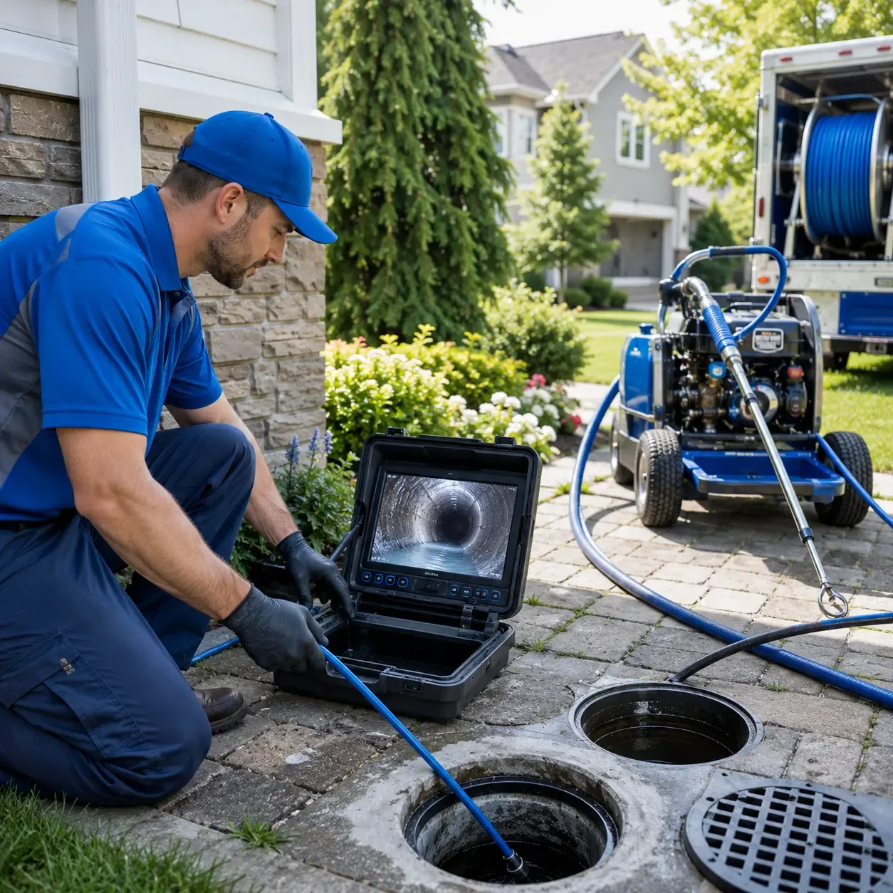 Outdoor drain cleaning professionals serving Aristes, PA